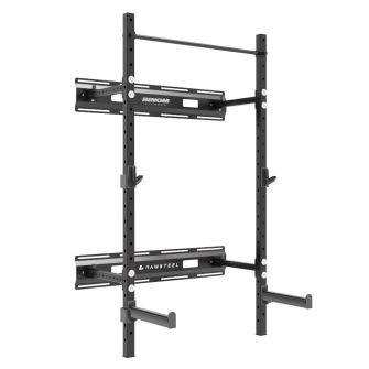 Binom Rawsteel BRS03 Rack de Agachamento Dobrável com Barra de Puxar